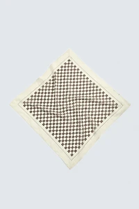 CHECKERED PRINT BANDANA