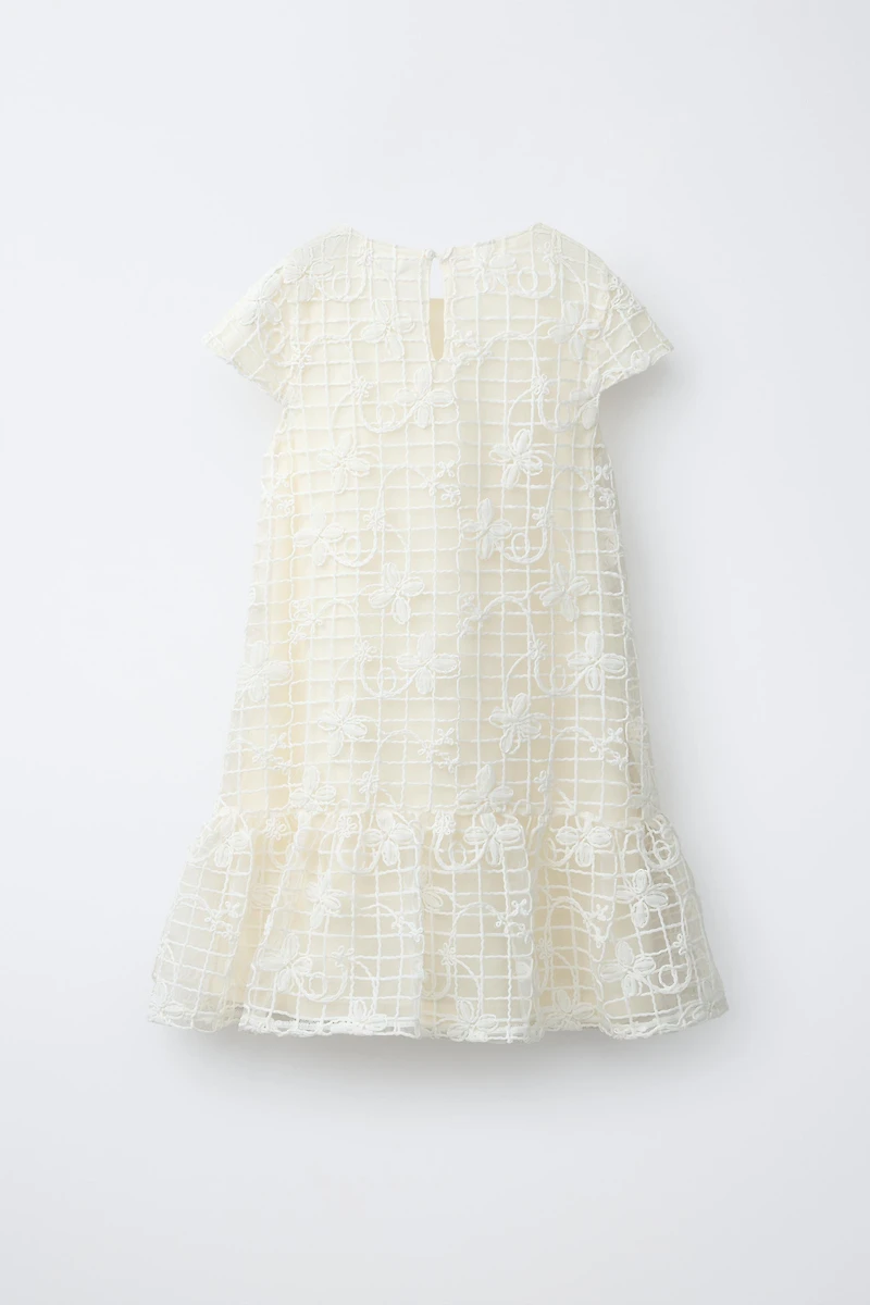 FLORAL TULLE DRESS