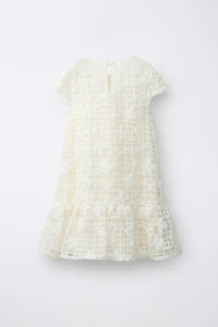 FLORAL TULLE DRESS