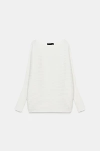 PULL EN MAILLE STRUCTURÉ À VOLUME