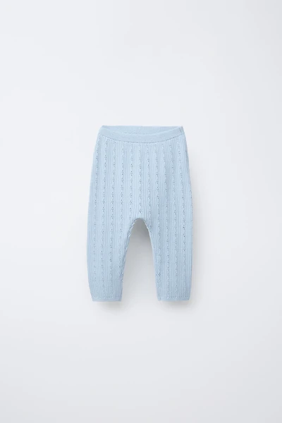 OPENWORK KNIT PANTS