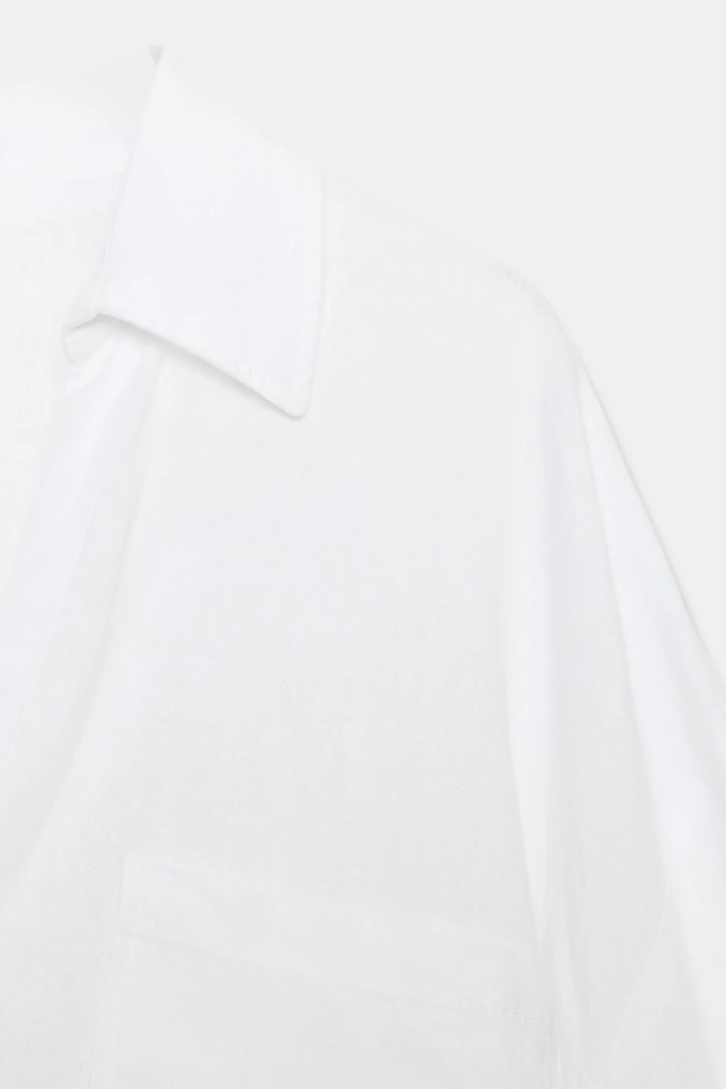 CHEMISE FLUIDE AVEC LIN