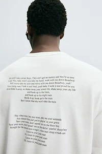 NEW YORK CITY SERENADE BY BRUCE SPRINGSTEEN T-SHIRT