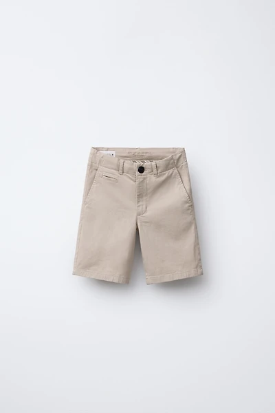BERMUDA CHINO SLIM FIT BASIQUE