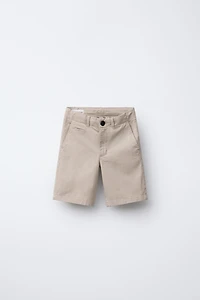 BERMUDA CHINO SLIM FIT BASIQUE