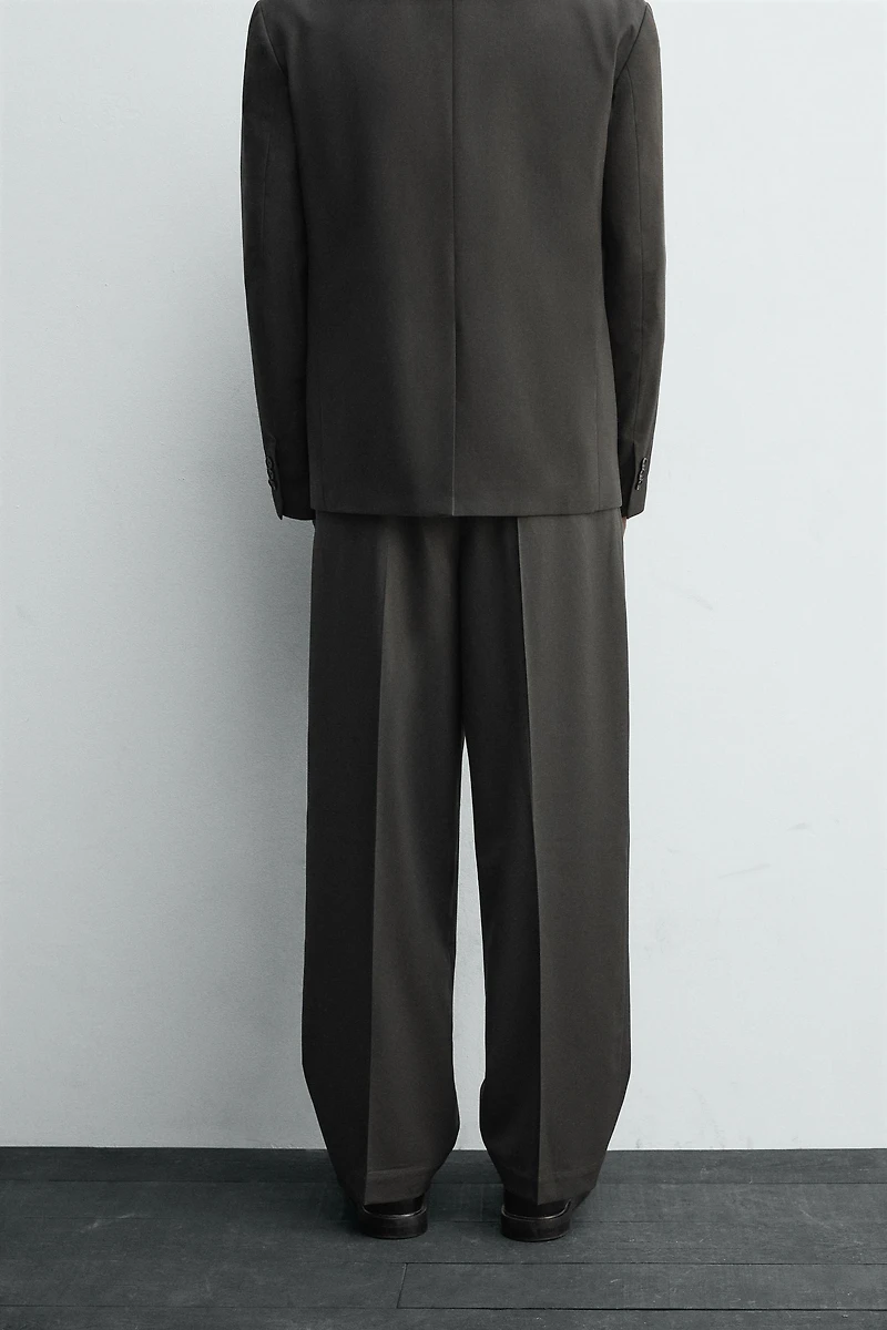 WOOL BLEND SUIT PANTS