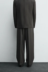 WOOL BLEND SUIT PANTS