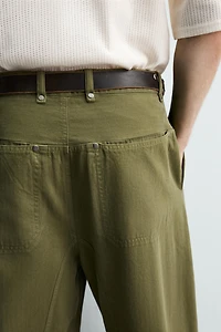 CARGO PANTS WITH SIDE LOOPS