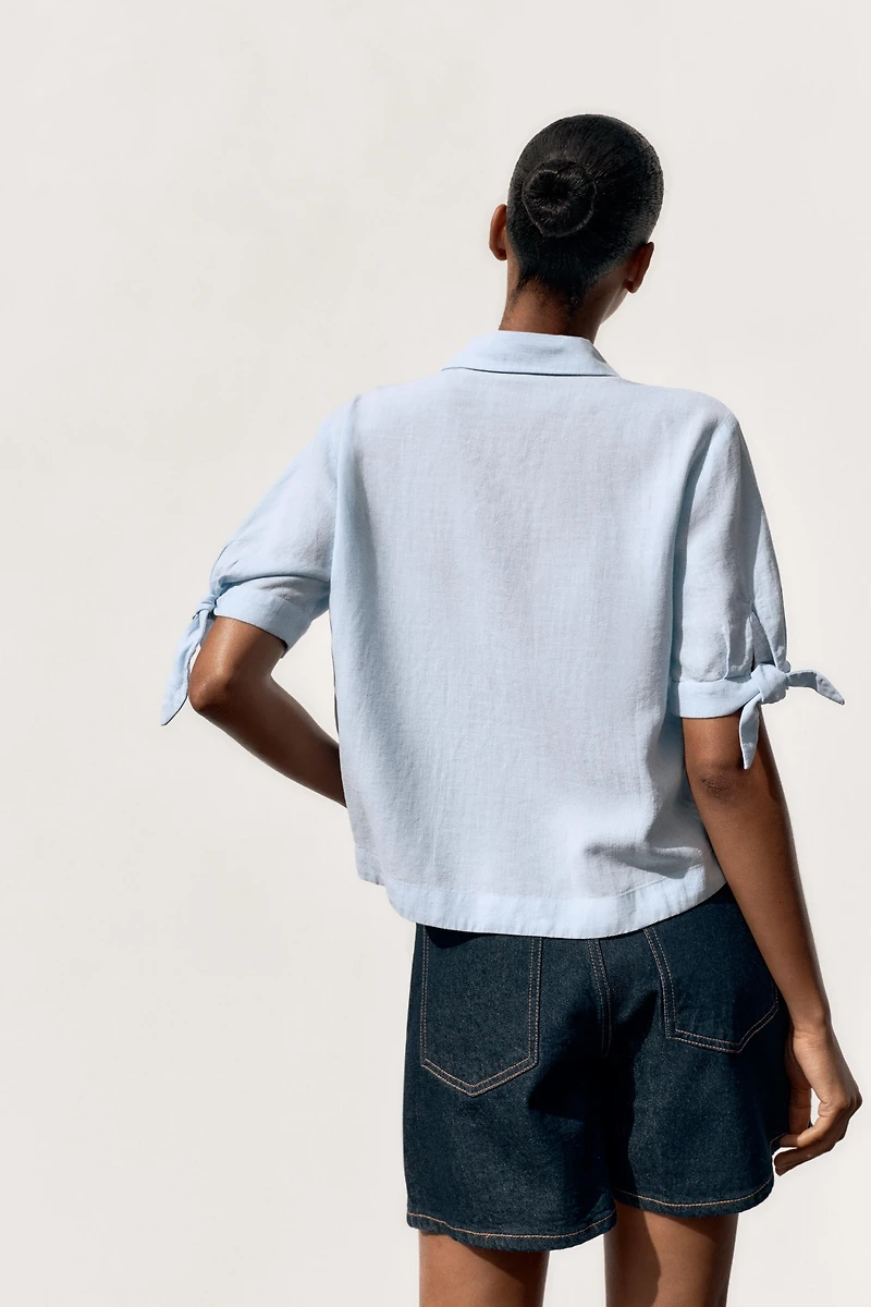 RAMIE TIE SHORT SLEEVE SHIRT