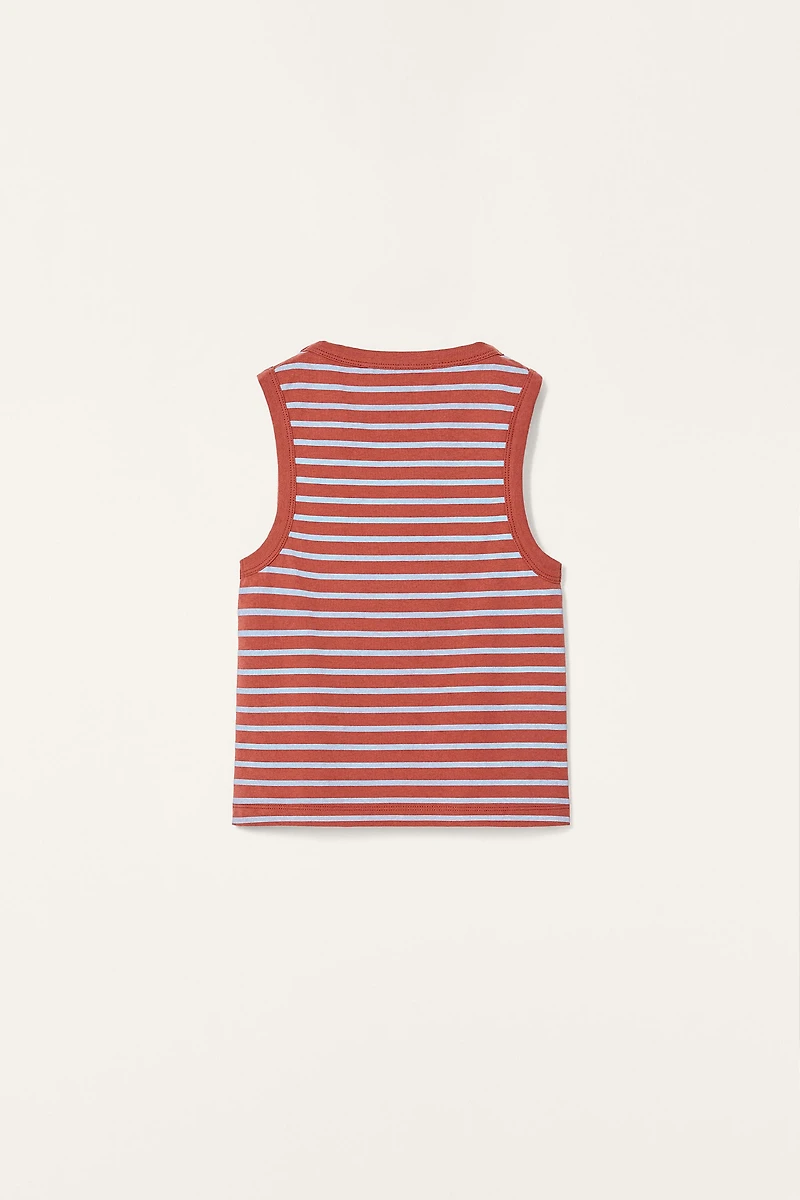T-SHIRT RAYURES DÉCOUPES ÉDITION LIMITÉE