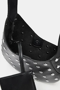 STUDDED SHOULDER BAG
