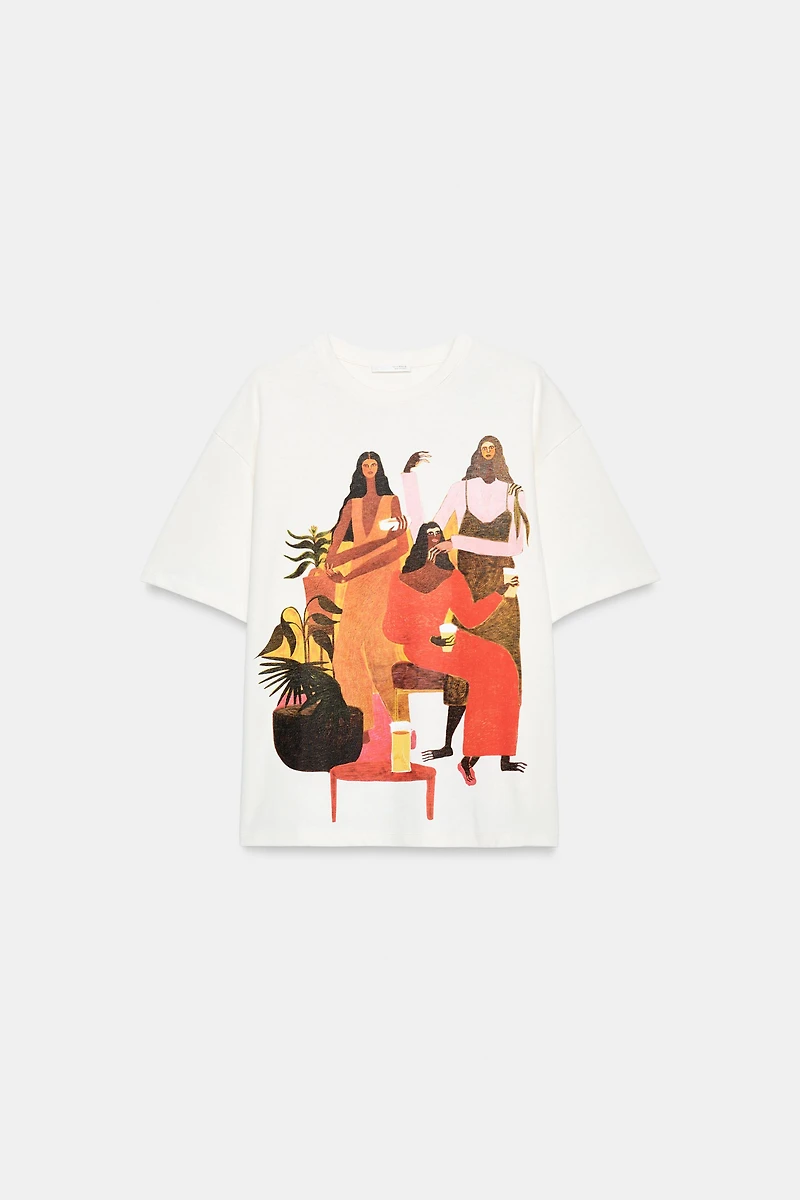 T-SHIRT IMPRIMÉ MANUJA WALDIA