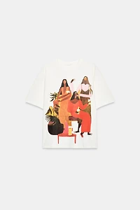 T-SHIRT IMPRIMÉ MANUJA WALDIA