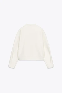 SOFT BOMBER JACKET WITH GOLDEN BUTTONS