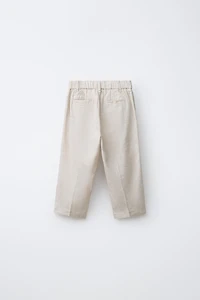 PANTALON DE COSTUME AVEC LIN