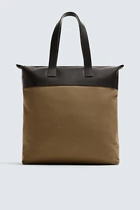 SAC SHOPPER DÉTAILS EN CUIR