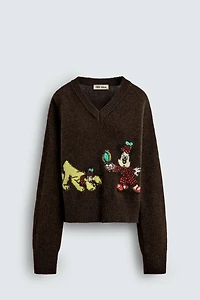 PLUTO + MICKEY SWEATER HARRY LAMBERT FOR ZARA X DISNEY