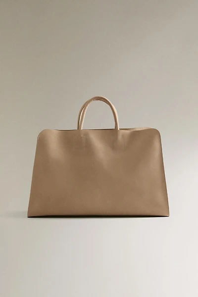 SAC CABAS CUIR NOBUCK