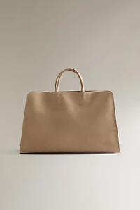 SAC CABAS CUIR NOBUCK