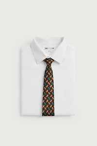 100% SILK JACQUARD RUGBY TIE