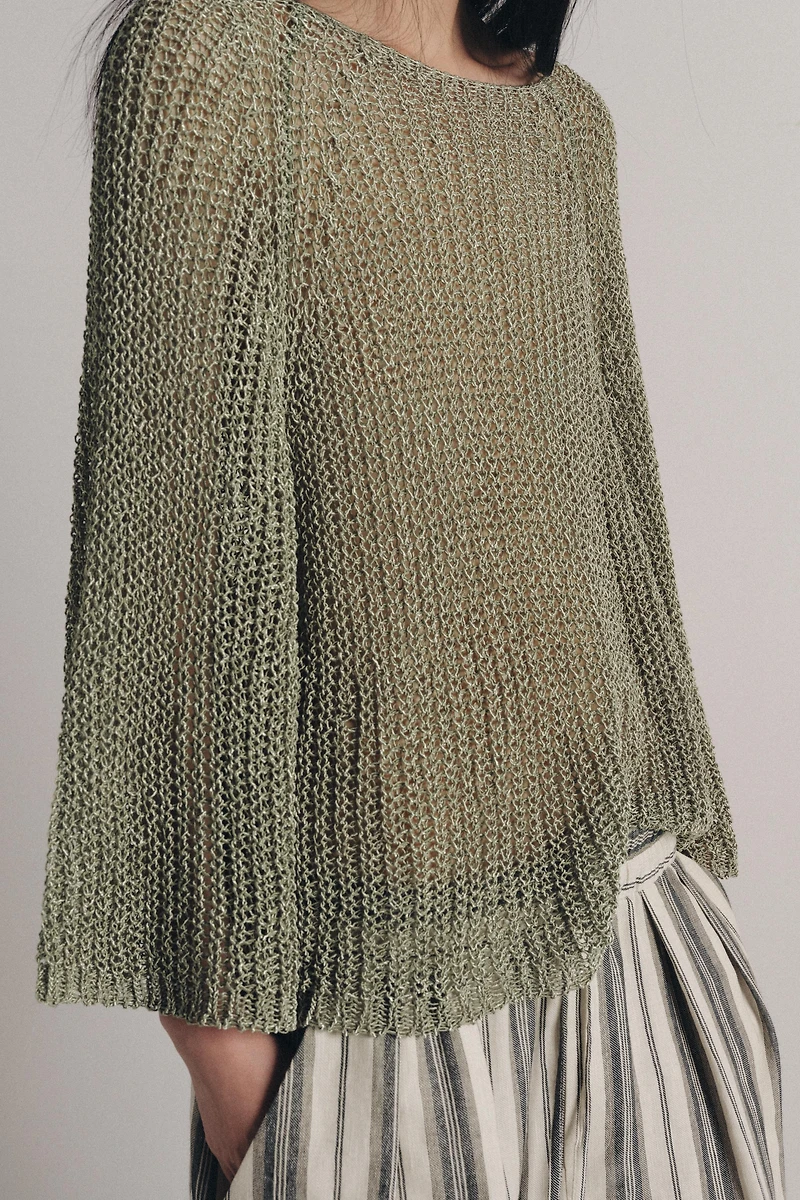 PULL EN MAILLE AJOURÉ