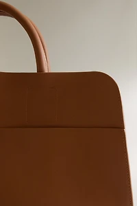 MINI SAC CABAS EN CUIR