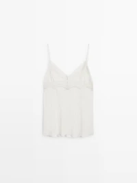 Top nuisette boutons