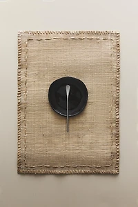 TOPSTITCHED FIBER PLACEMAT