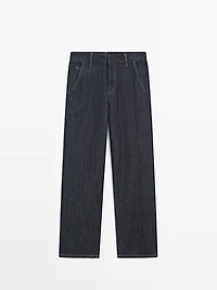 Loose straight-leg jeans