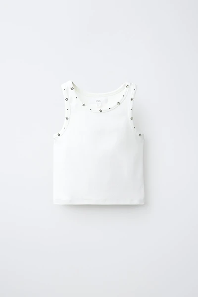 T-SHIRT À CLOUS ET ÉTOILES