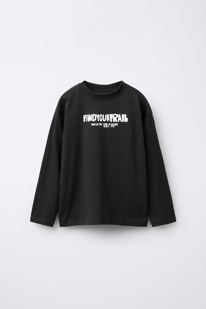 TEXT PRINT T-SHIRT