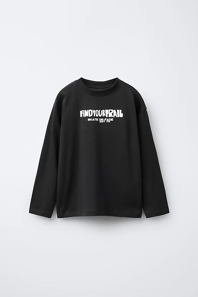 TEXT PRINT T-SHIRT