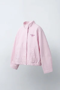 STRIPED TWILL JACKET