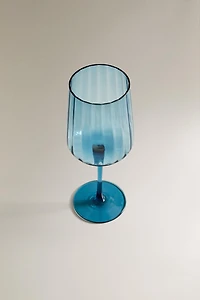 VERRE À VIN RECYCLABLE LIGNES