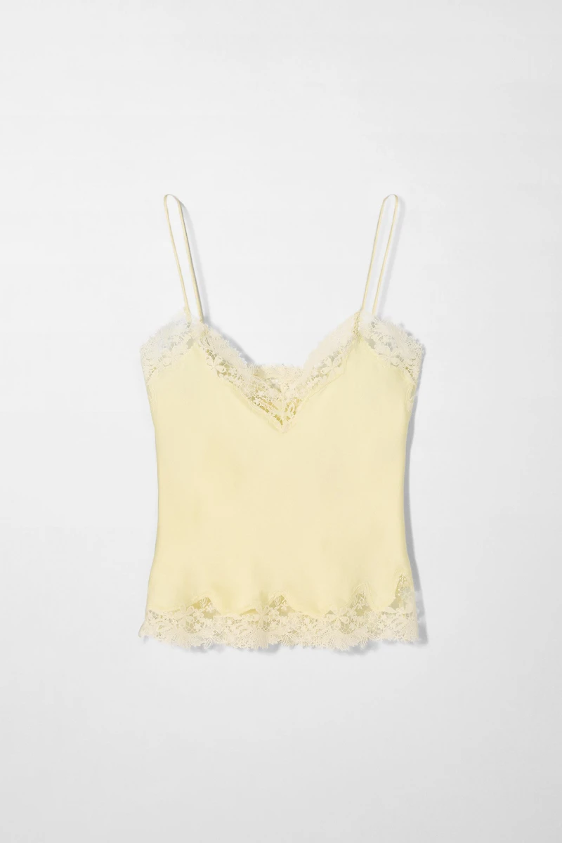 HAUT STYLE LINGERIE EN SOIE KATE MOSS X ZARA