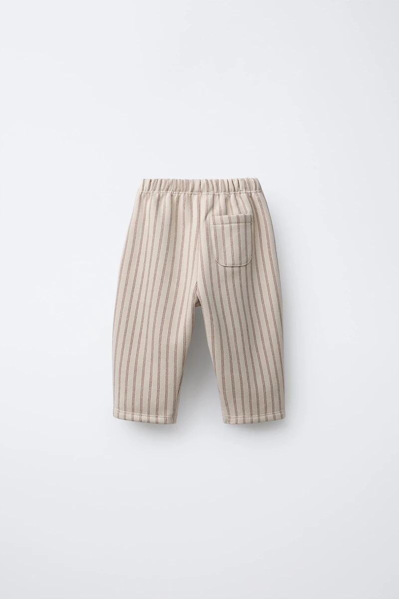 STRIPED BAGGY PANTS