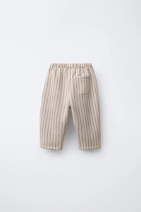 STRIPED BAGGY PANTS