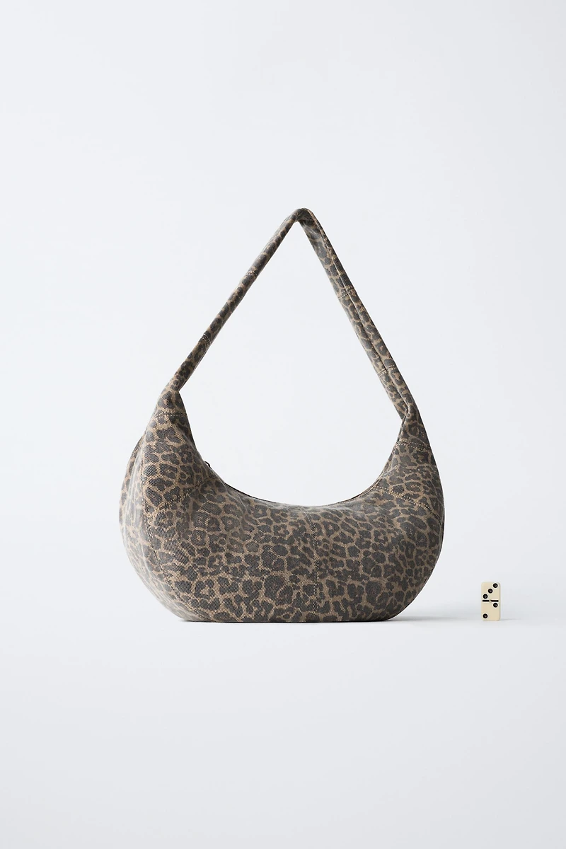 ANIMAL PRINT SHOULDER BAG