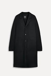 LINEN BLEND STRAIGHT COAT 50TH ANNIVERSARY