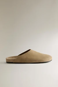 MINIMALIST LEATHER MULES