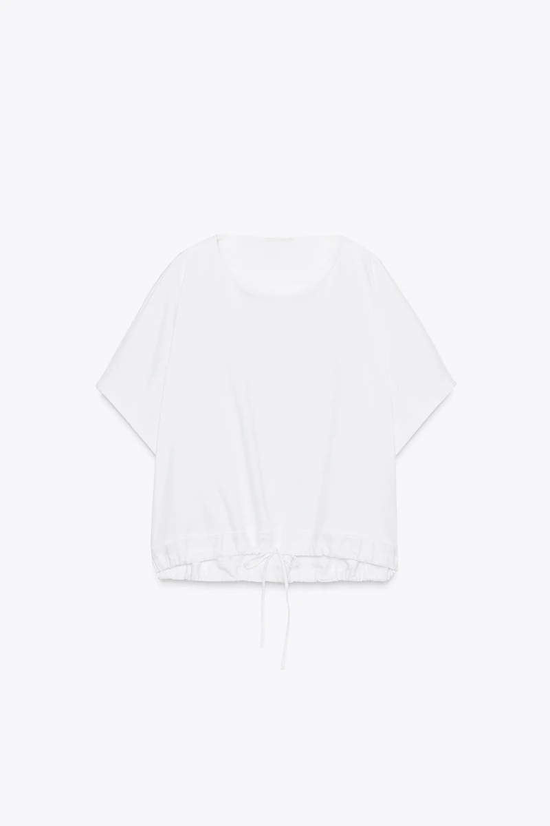COTTON TIE T-SHIRT