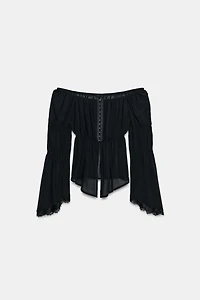 COMBINATION LACE TOP