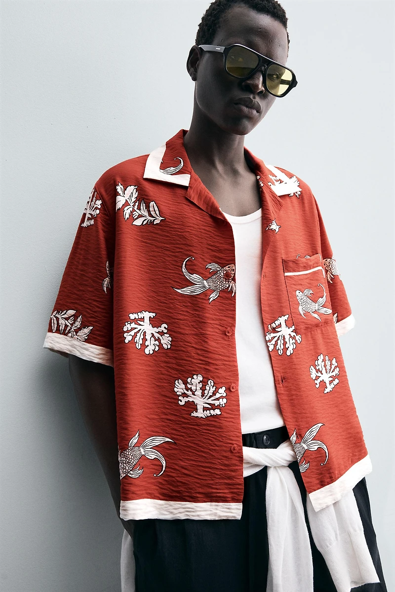 CARP PRINT SHIRT