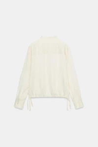 ZW COLLECTION SATIN EFFECT SHIRT