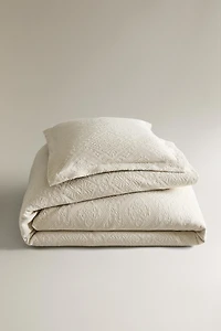 COTTON BEDSPREAD WITH GEOMETRIC DESIGN