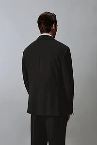 100% WOOL TEXTURED SUIT JACKET