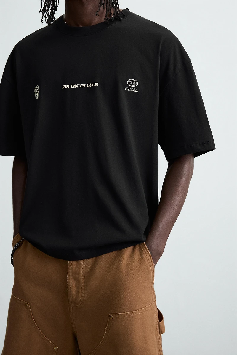 T-SHIRT À IMPRIMÉ DÉS