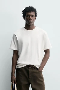 EMBROIDERED COMBINED PRINT T-SHIRT