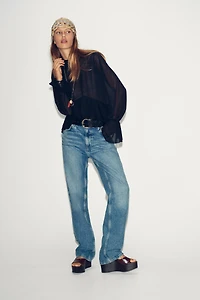 FLOWY RUFFLED TOP