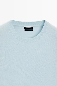 Pull à manches courtes 100 % cachemire